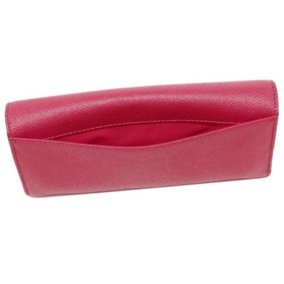 Coach F54009 Women’s Slim Envelope Magenta Wallet - Picture 5 of 8